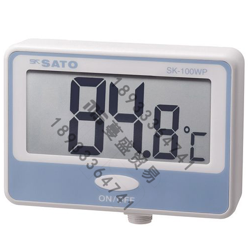 蔓盛貿易供應SATO佐藤壁挂式防水(shuǐ)數(shù)字溫度計(jì) SK-100WP